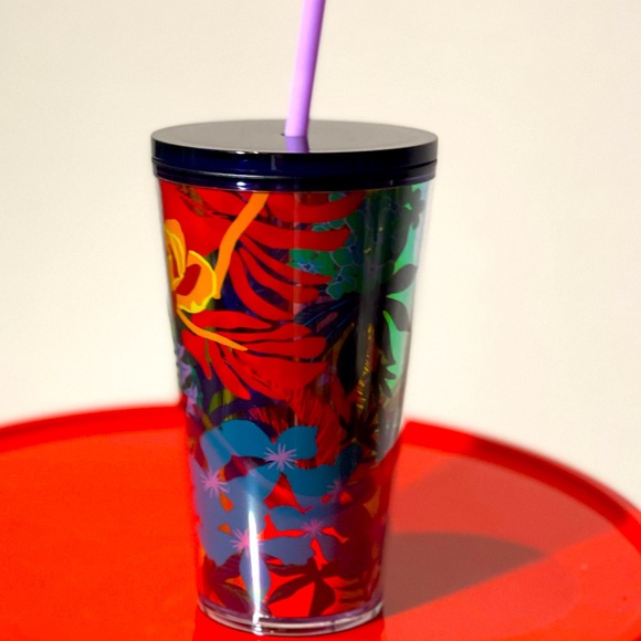 SALE‼️NEW✨Starbucks 2022 Summer🌴Tropical Floral Forest Dreamscape Grande Tumblr - Picture 5 of 9